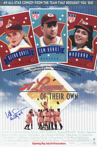 Kelli Simpkins Signed A League Of Their Own 11x17 Movie Poster w/Beverly -SS COA