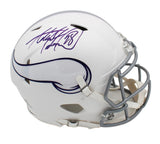 Adrian Peterson Signed Minnesota Speed Authentic Alternate White NFL Helmet
