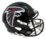 Bijan Robinson Signed Atlanta Falcons Full Size Replica Speed Helmet BAS
