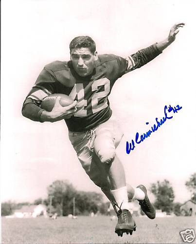 Packers AL CARMICHAEL (d) Signed 8x10 Photo #2 AUTO - 1953-58 - GBP HOF '74