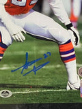 Steve Atwater Autographed Denver Broncos 8x10 Photo w/ Plaque Beckett COA