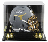 Texas Matthew Golden Signed Slate Speed Mini Helmet W/ Case BAS Witnessed