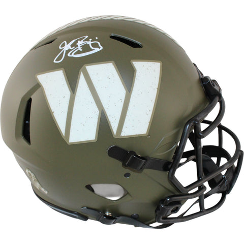 John Riggins Autographed Washington Commanders Pro 22 STS Helmet Beckett 51876