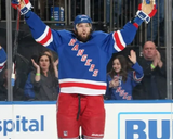 Rick Nash Signed New York Rangers 36"x 4"4 Custom Framed Jersey (JSA) 6xAll Star