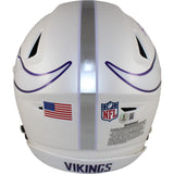 Jordan Addison Autographed Minnesota Vikings SpeedFlex Alt Helmet Beckett 50777
