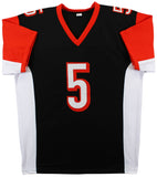 Tee Higgins Authentic Signed Black Pro Style Jersey Autographed BAS Witnessed