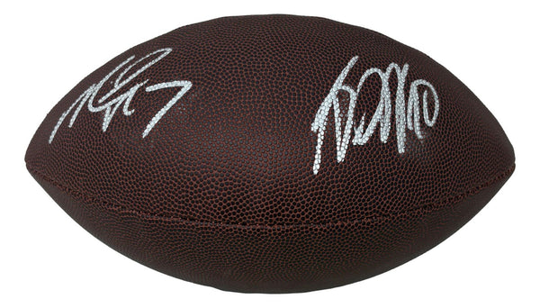 DeSean Jackson Michael Vick Eagles Signed NFL Wilson Super Grip Football JSA QR