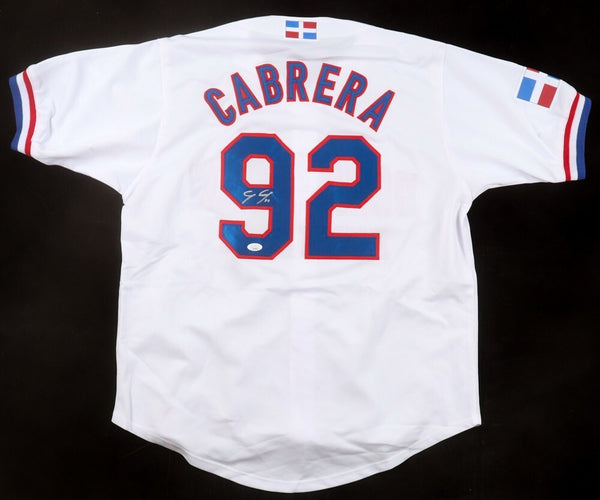 Genesis Cabrera Signed Dominican Republic Baseball Classic Jersey (JSA COA)