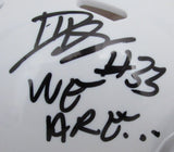 Dani Dennis Sutton Signed/Inscribed Penn State Mini Football Helmet JSA 194521