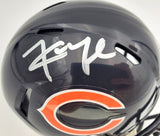 KHALIL MACK AUTOGRAPHED CHICAGO BEARS MINI HELMET BECKETT BAS STOCK #148626