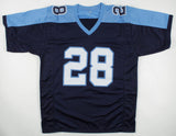 Chris Johnson Signed Tennessee Titans Jersey (JSA COA) 3xPro Bowl RB 2008-2010