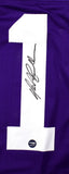 Mark Brunell Autographed Purple College Style Jersey - Prova *Black