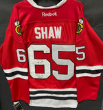Andrew Shaw Signed Blackhawks Reebok Jersey (PSA) Chicago 2xStanley Cup Champion
