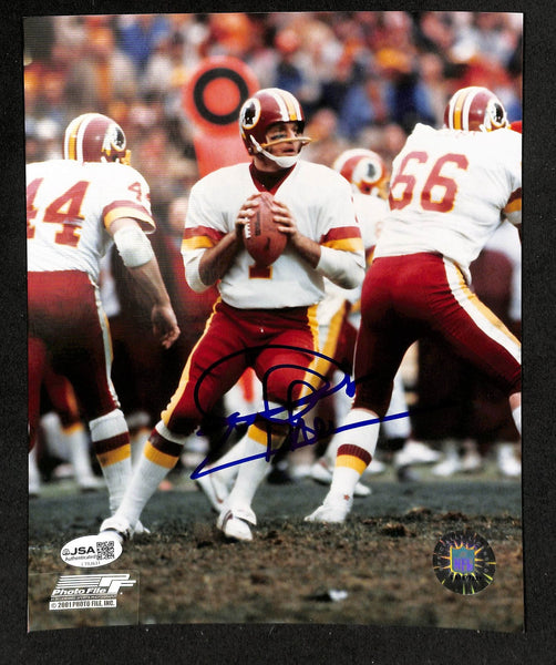 Joe Theismann Signed/Autographed 8x10 Photo Redskins JSA 213879