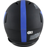 Michael Strahan Autographed New York Giants Eclipse Pro Helmet Beckett 49835