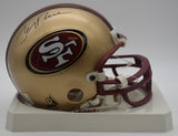Jerry Rice HOF 49ers Signed/Autographed Mini Football Helmet JSA 211969