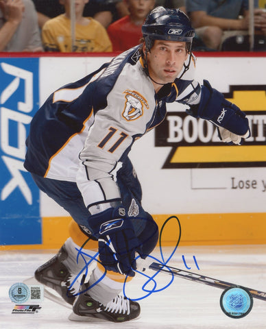 Predators David Legwand Authentic Signed 8x10 Vertical Photo BAS #BV04204