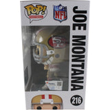 Joe Montana Autographed San Francisco 49ers Funko Pop! #216 HOF Fanatics 53791