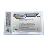 Messi, Ronaldo, Lewandowski, Benzema Signed 2022 Topps Now UCL #136 - BGS 10