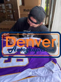 Jared Allen Autographed/Signed Pro Style Purple XL Jersey Beckett 37661