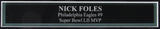 Nick Foles Signed/Auto & Framed 16x20 Photo Eagles Philly Special Fanatics 13398