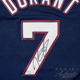 KEVIN DURANT Autographed Nets 75th Anniversary City Edition Jersey PANINI