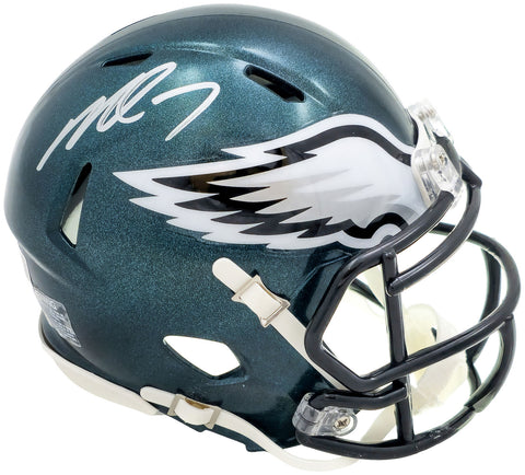 MICHAEL VICK AUTOGRAPHED EAGLES GREEN SPEED MINI HELMET BECKETT WITNESS 223736