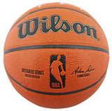 Rockets Clyde Drexler Authentic Signed Wilson Basketball BAS Witnessed