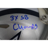 Jay Novacek Autographed/Signed Dallas Cowboys Mini Helmet Beckett Witness 49698