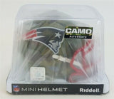 Rodney Harrison Signed New England Patriots Camo Mini Helmet Patriots Alumni COA