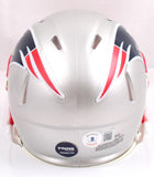 Richard Seymour Autographed Patriots Speed Mini Helmet- Beckett W Hologram
