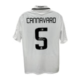 Fabio Cannavaro Signed Real Madrid Soccer Jersey #5 with Beckett COA