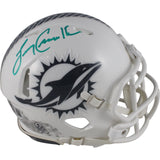 Larry Csonka Autographed Miami Dolphins 24 STS Mini Helmet Beckett Witness 49230