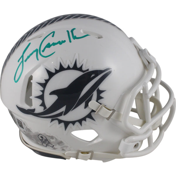 Larry Csonka Autographed Miami Dolphins 24 STS Mini Helmet Beckett Witness 49230