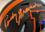 Randy Gradishar Autographed/Inscribed ROF '89 Broncos Alt Eclipse Mini JSA COA