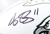 AJ Brown Autographed Philadelphia Eagles Logo Football SB Champs Beckett W Holo