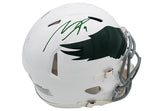 Makai Lemon Signed Philadelphia Eagles Speed Authentic Throwback NFL Helmet