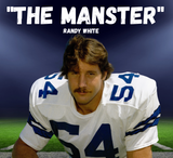 Randy White Signed Dallas Cowboys 35x43 Framed Jersey Inscr. "HOF 94" (JSA COA)