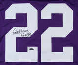 Paul Krause Signed Minnesota Vikings Jersey (Playball Ink Holo) 8xPro Bowl D.B.