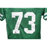 Joe Klecko Autographed/Signed Pro Style Green Jersey Beckett 39539