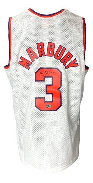 Stephon Marbury Autographed New York Mitchell & Ness Blue Basketball Jersey  (XL) - BAS at 's Sports Collectibles Store