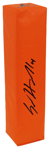 Sam Howell (COMMANDERS) Signed BSN Orange Endzone Pylon - (SCHWARTZ COA)