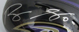 Roquan Smith Autographed Speed Mini Helmet Ravens Beckett 180359