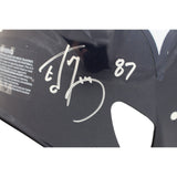 John Elway Shannon Sharpe Ed McCaffrey Rod Smith Signed Pro Helmet BAS 45444