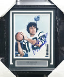 Joe Namath Autographed Framed 8x10 Photo Jets Good Luck Pal! Beckett QR #AE31689