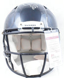 Brian Cushing Autographed Texans F/S Speed Authentic Helmet - JSA W *Silver