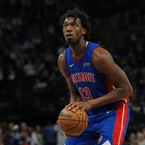 James Wiseman Signed Detroit Pistons Jersey (Beckett) 2020 #2 Overall NBA Pick