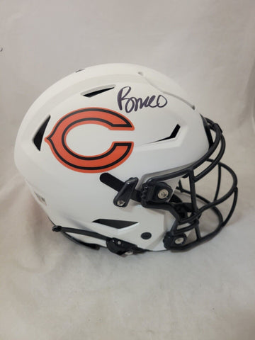 ROME ODUNZE SIGNED CHICAGO BEARS LUNAR ECLIPSE SPEEDFLEX AUTHENTIC HELMET