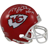 Tony Gonzalez Autographed Kansas City Chiefs VSR4 Mini Helmet HOF Beckett 56416