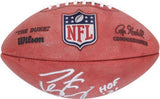 Peyton Manning Indianapolis Colts Signed Duke Full Color Football w/HOF 21 Insc